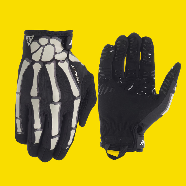 Full Finger Ghost Print Outdoor Sports Gloves