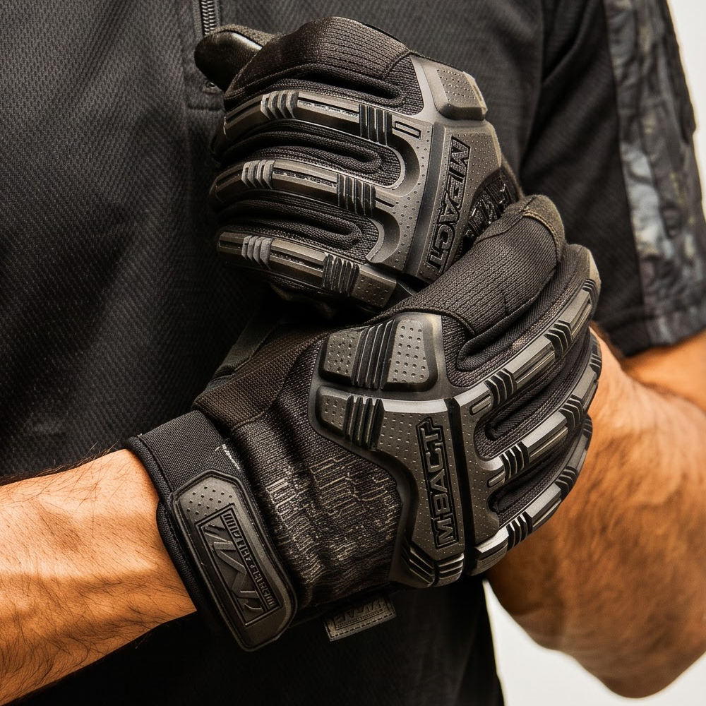 Heavy-Duty Full Finger Outdoor Gloves - Durable Protective Sports & Work Gloves