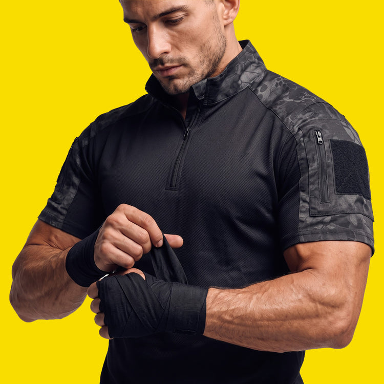 Men's Camo Short Sleeve Outdoor Sports Tee